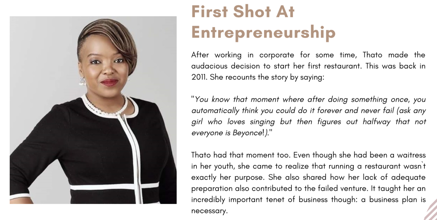 GMT WCW Thato Mokhothu Profile